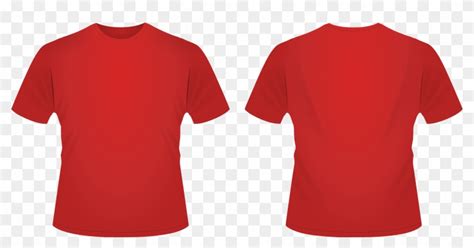 Red T Shirt Clipart Red T Shirt Front And Back Free Transparent Png