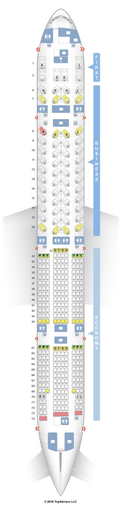 Seatguru Seat Map China Eastern Boeing 777 300er 77w