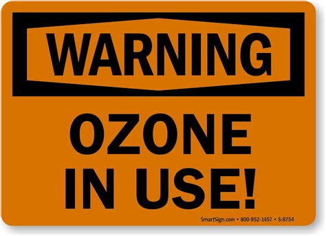 Ozone Signs And Labels