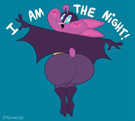 rule 34 anthro ass bat wings big butt blue background blue eyes boots chiropteran clothing