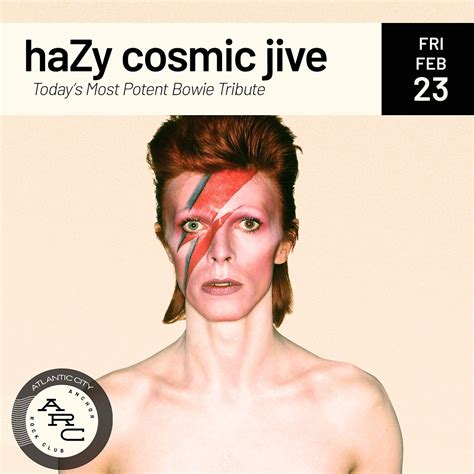 Hazy Cosmic Jive A Tribute To David Bowie Tickets At Anchor Rock Club