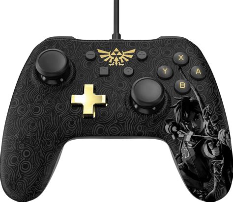 Nintendo Switch Wired Controller Plus The Legend of Zelda: Breath of ...