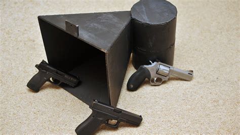 Diy Bullet Trap Home Made Bullet Trap Youtube When I Met With The