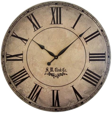 24 Inch Large Wall Clock Grand Gallery Antique Style By Klocktime