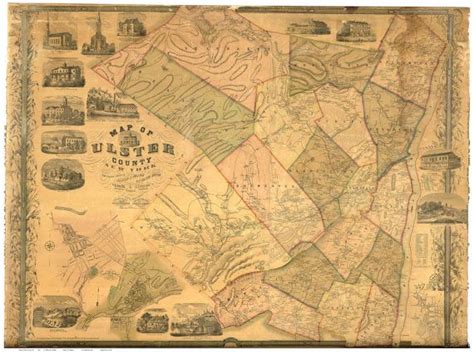 An Old Map Of The State Of North Carolina With All Its Roads And Towns