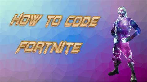 How To Code Skins Into Fortnite Youtube