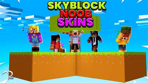 Skyblock Noob Skins By Pickaxe Studios Minecraft Skin Pack