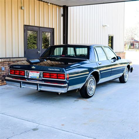 1986 Chevrolet Caprice Sedan Blue Rwd Automatic Classic For Sale