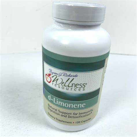 High Potency D Limonene Capsules 1000mg 120 Orange Peel Extract For