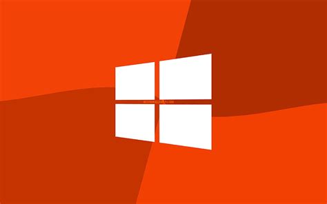 Orange Windows 10 Red Microsoft Hd Wallpaper Pxfuel