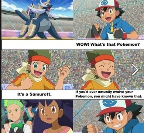 Oh Ash Pokemon Funny Pokemon Pokemon Memes