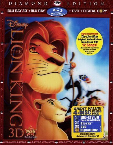 The Lion King 3d Diamond Edition Special Edition Blu Ray 3d Blu Ray