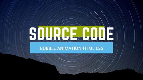 Bubble Effect Animation Coding Bubbles Animation