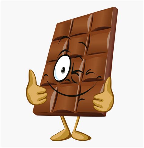S Divertidos Chocolate Cartoon Clipart Hd Png Download