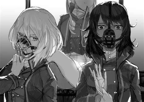 Andou Oshida And Marie Girls Und Panzer Drawn By Itougoleminc