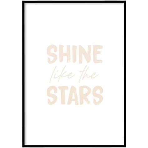 Poster Shine Like The Stars Wallll Home Poster Snelle Levering