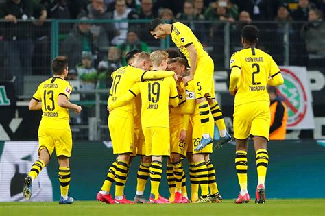 Get a reliable prediction and bet based on statistics data for free at scores24.live! Dortmund move into second spot with 2-1 win at Gladbach