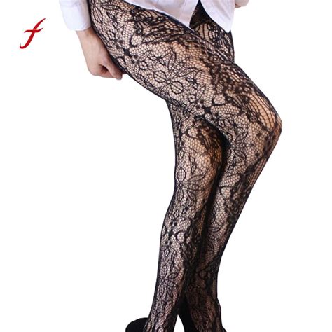 Feitong Fashion Color Tights Summer Stockings Lace Nylon Top Net