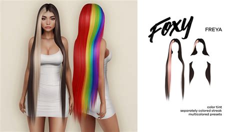 Second Life Marketplace Foxy Freya Hair Vivid
