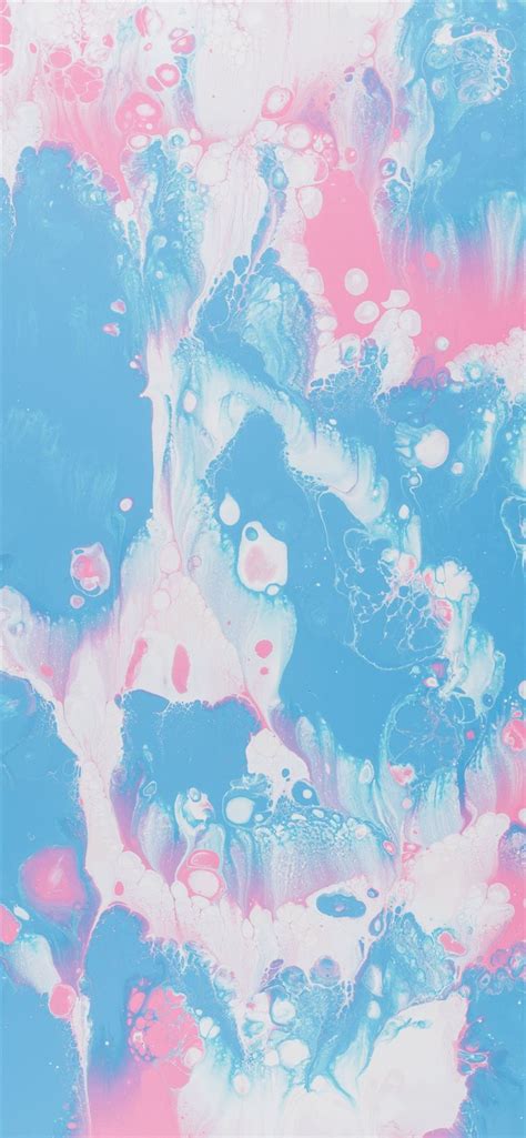 Pink And Blue Abstract Painting Iphone 11 Wallpapers Free Download