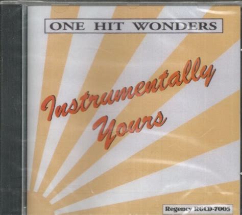 One Hit Wonders Instrumentals By Various Artists Cd Jul 2017 Regency