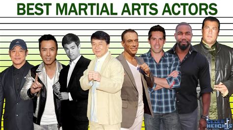 Greatest Martial Arts Actors Ranked By Height Youtube