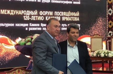 Iran Tajikistan Sign Mou On Cinematic Cooperation Tehran Times