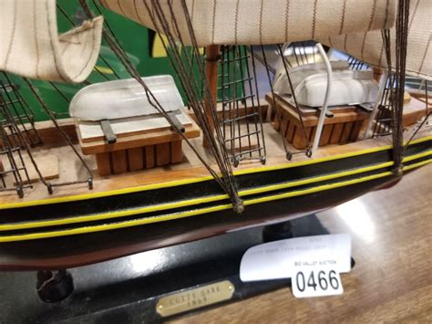 Cutty Sark 1869 Model Ship Big Valley Auction