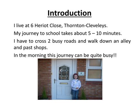 Ppt My Journey To School Powerpoint Presentation Free Download Id