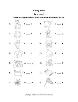 Compare ipa phonetic alphabet with merriam webster pronunciation symbols. Consonant Letters and Vowels Worksheets by CC's Classroom ...