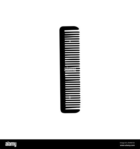 Comb And Scissors Icon Scissors Hairbrush Vector Illustration Hair