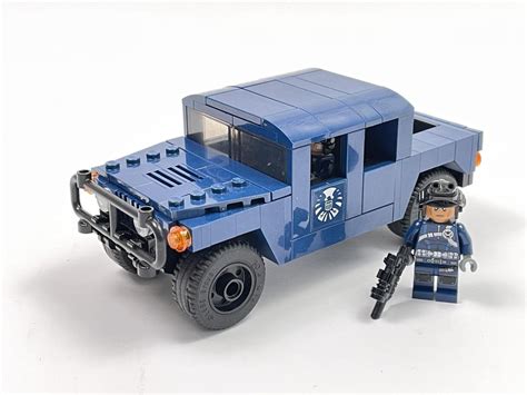 Lego Moc Hummer H1 Humvee By Ironfoot Rebrickable Build With Lego