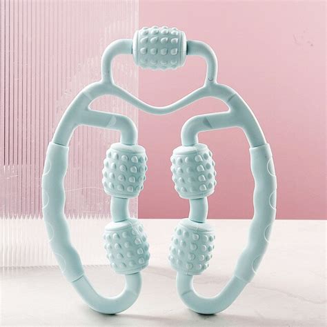 360° Massager Leg Muscle Relaxation Roller Ring Clamp Leg Massage Stick Yoga Body Shaping 5