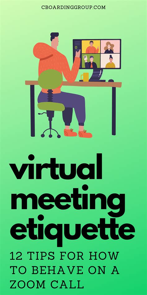 Virtual Meeting Etiquette How To Behave On A Zoom Call C Boarding