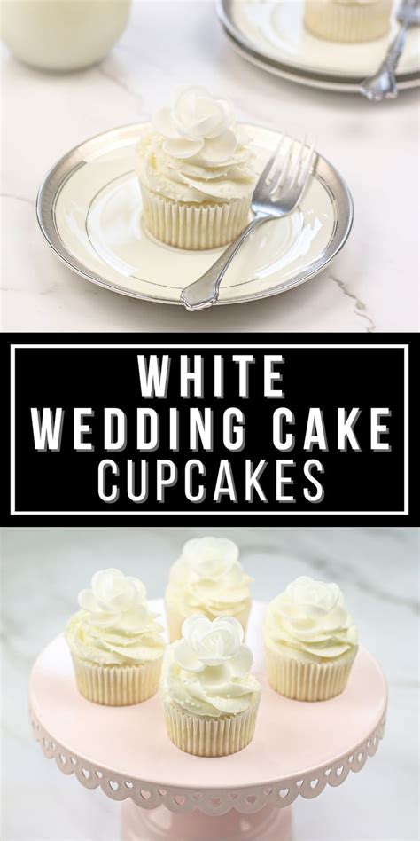 White Wedding Cake Cupcakes Are A Fun And Creative Way To Personalize