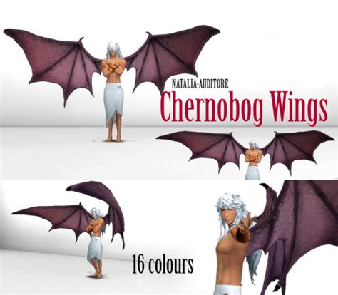 Chernobog Wings Sims 4 Body Mods Sims Sims 4 Mods