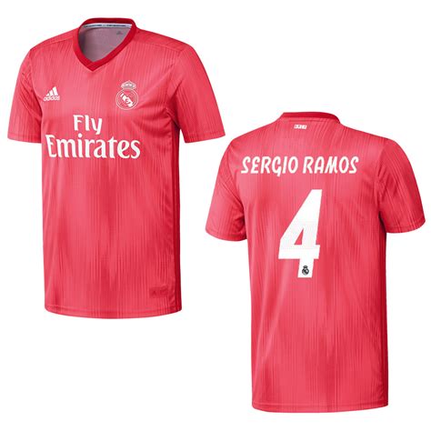 Real madrid trikot hose stutzen größe 128 beflockung kroos hazard sergio ramos. adidas REAL MADRID Trikot 3rd Kinder 2018 / 2019 - SERGIO ...