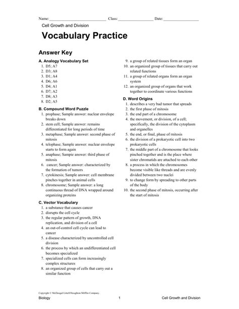 It delivers dna's instructions for making proteins. Section 8 2 Cell Division Worksheet Answers | Kids Activities