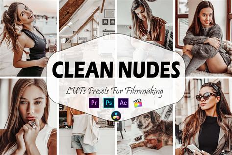 10 Clean Nudes Video LUTs Presets Graphic By Matttestudioco Creative