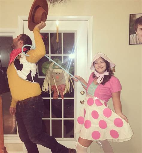Woody And Bo Peep Couple Halloween Costumes Couple Halloween Costumes