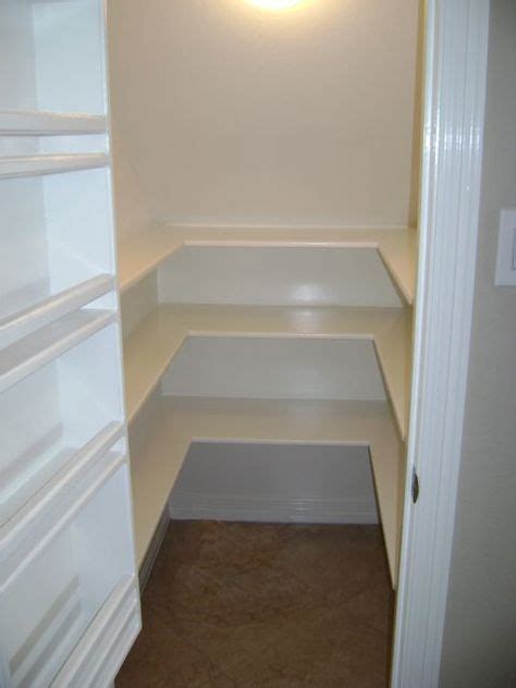 Open shelving, cubby holes, bins on castors and racks on the inside of doors are all fittings that will. Pantry under the stairs, getting shelving ideas....nice ...