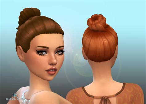 Bun Hair Conversion ~ Mystufforigin Sims 4 Hairs