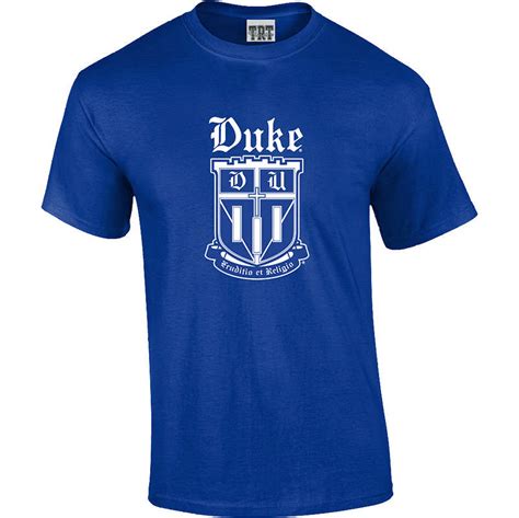 Gothic Duke® Shield T Shirt Duke Stores