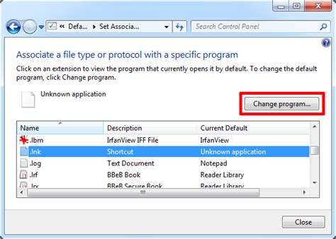 How To Change And Fix Broken File Type Associations In Windows 7