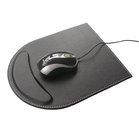 Kingfom Leather Mouse Pad Mice Pad Mat With Wrist Comfort