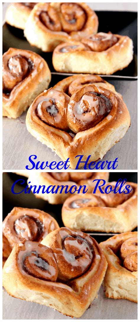 Heart Shaped Cinnamon Rolls | Sweet Heart Cinnamon Rolls | Recipe | Heart shaped cinnamon rolls ...