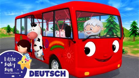 Die Räder Des Busses Kinderlieder Little Baby Bum Deutsch