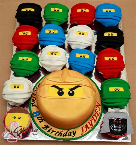 Ninjago Cupcakes Ninja Birthday Parties Ninja Birthday Cake Ninjago Cakes