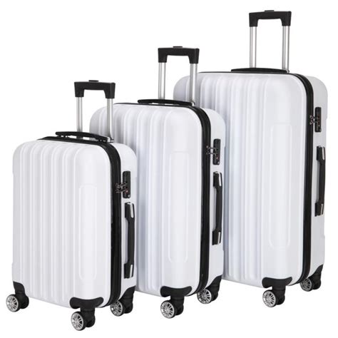 Ubesgoo Zimtown 3 Piece Nested Spinner Suitcase Luggage Set With Tsa