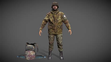 Modern Army Uniform Scanned Asset Pack Buy Royalty Free 3d Model By Moony State [5f97cb0